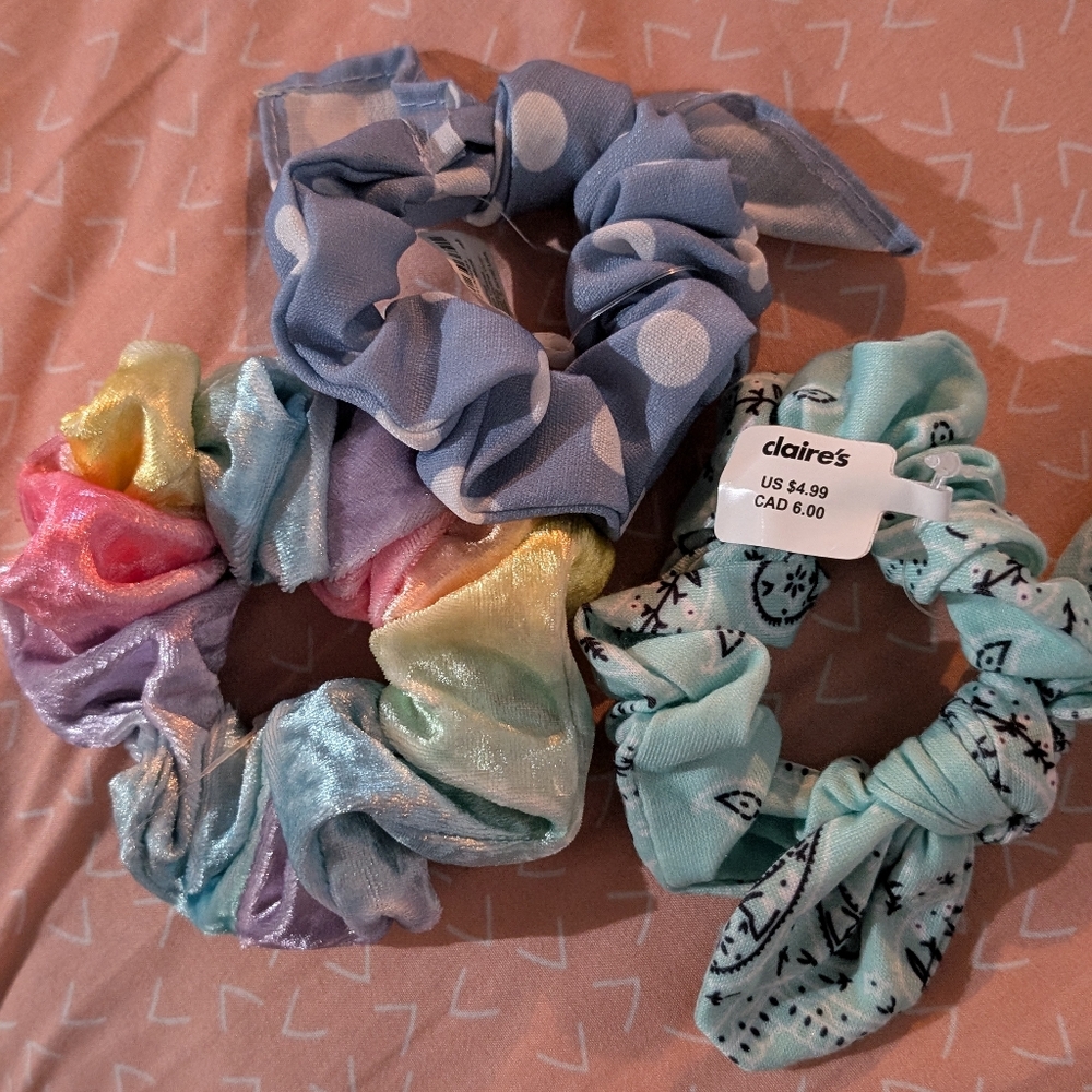Cute Color Scrunchie Bundle